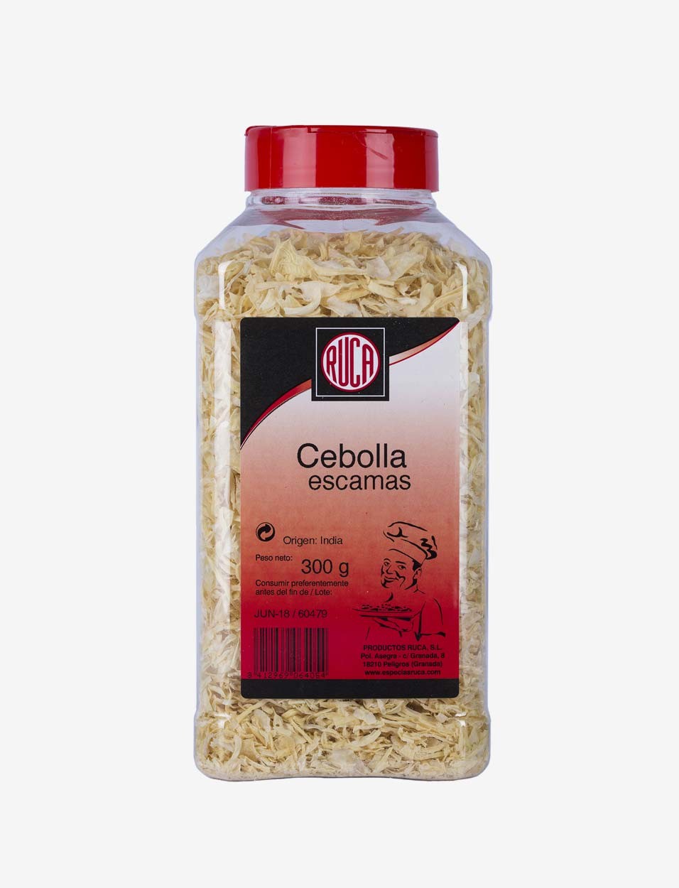 Cebolla en Escamas Deshidratada - Seleccion Especias Oriente - Ruca - 300gr