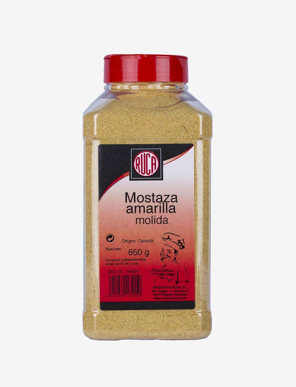 Mostaza Amarilla Molido - Selección Especias Oriente - Ruca - 650gr