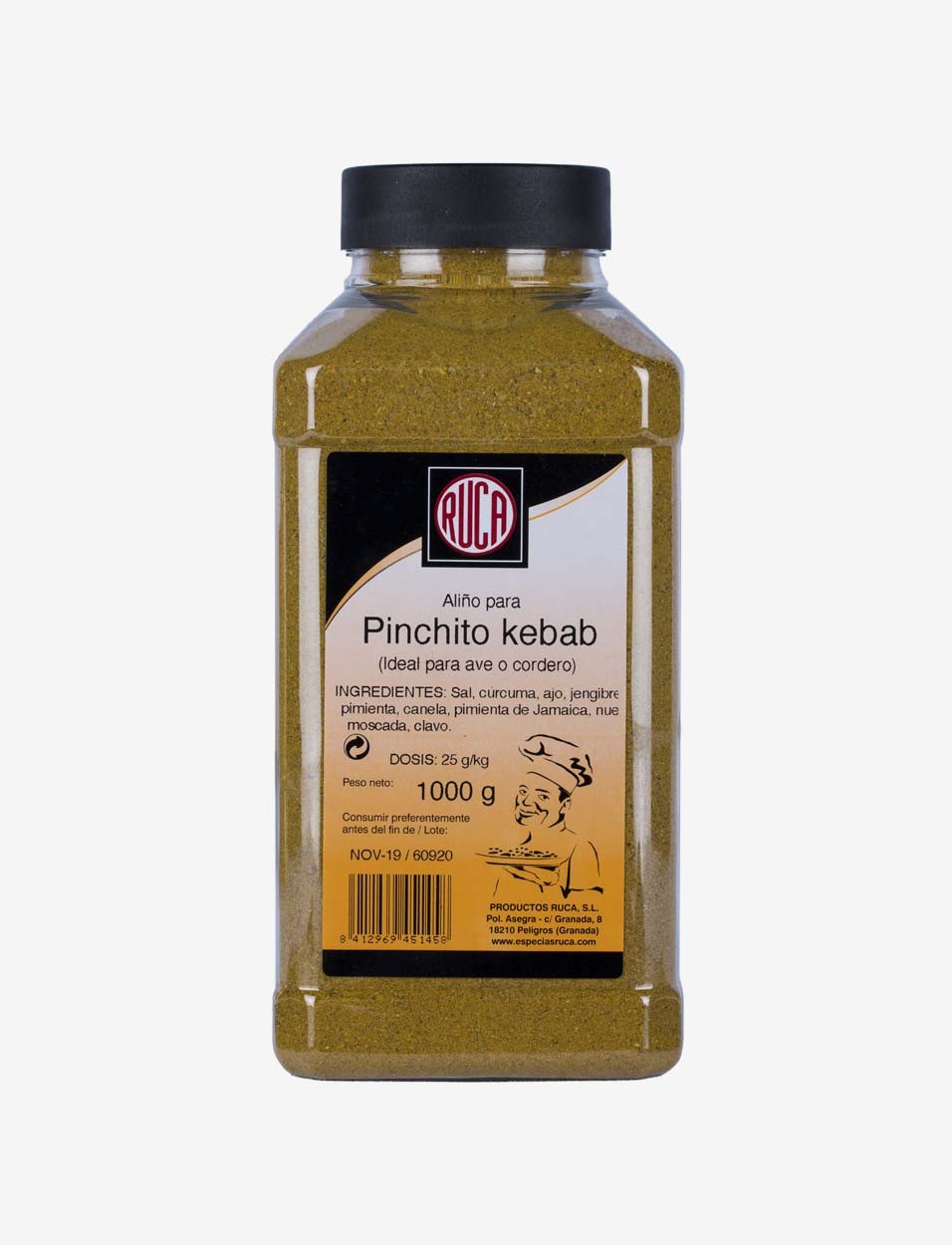 Aliño Especias Pinchito Kebab - Shawarma - Selección Especias Orientales - Ruca