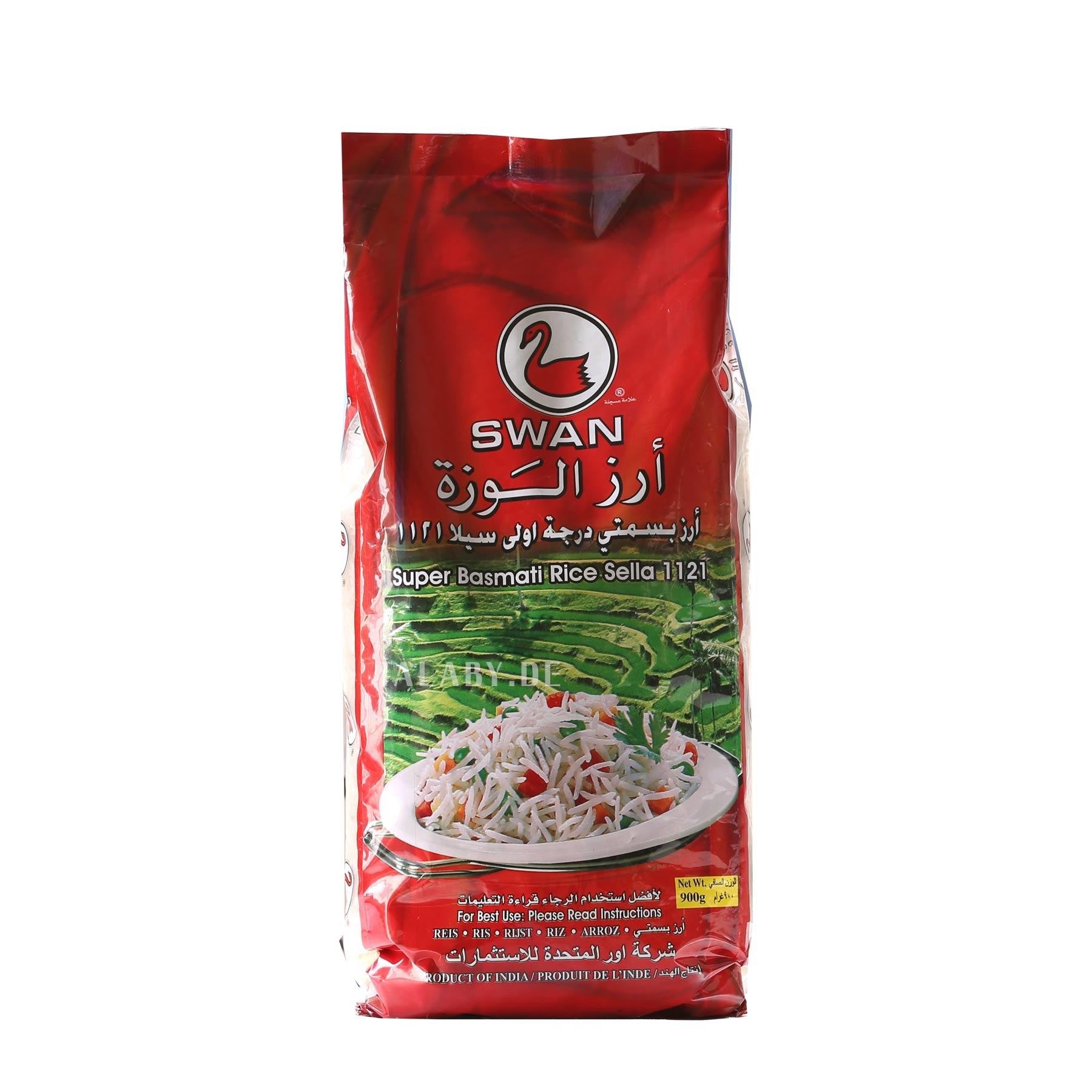 Super Arroz Basmati Sella 1121 - India - Arroz Swan - 900gr