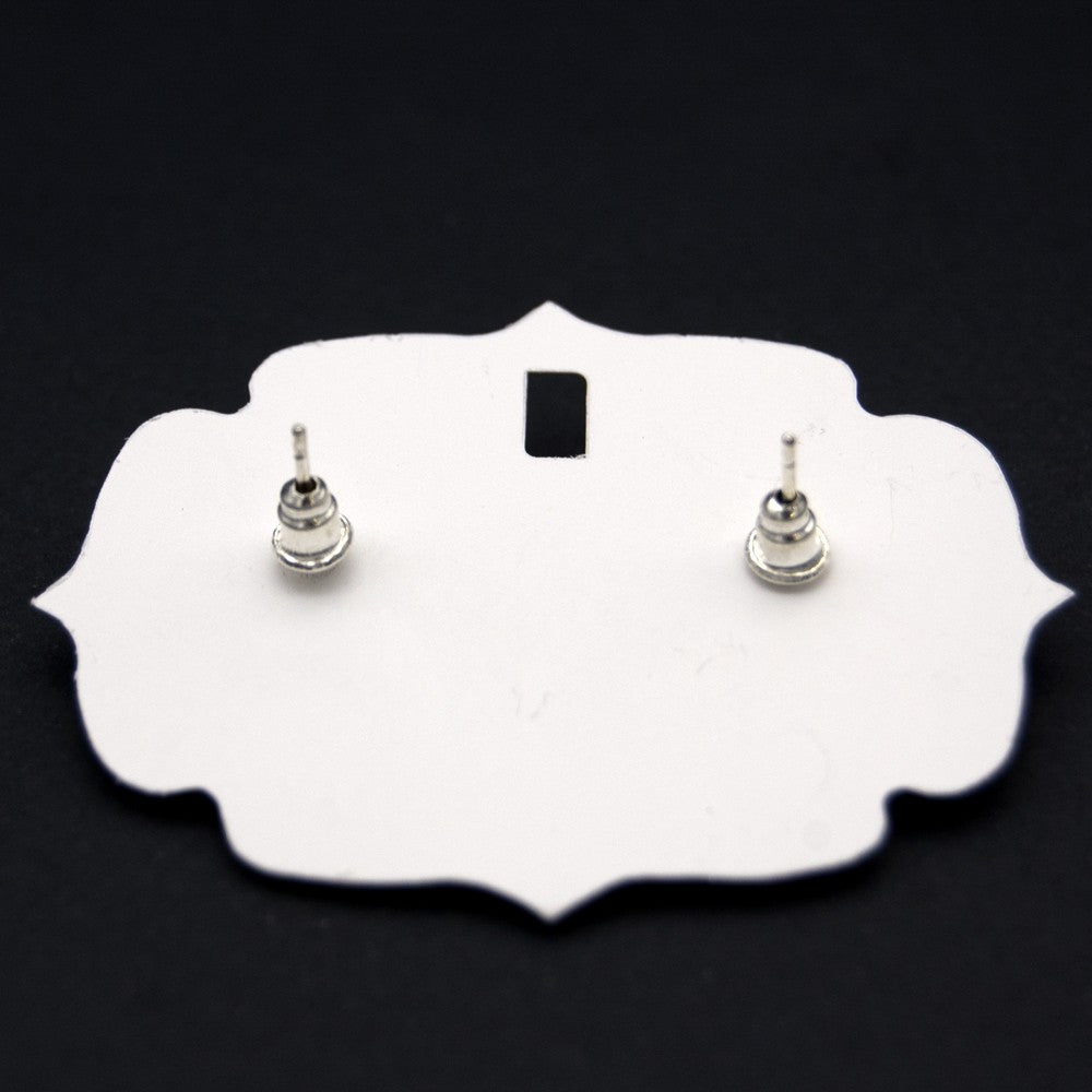 Pendientes Botón - Inspirados en la Alhambra - Al-Andalus Tiles - Modelo Iznain