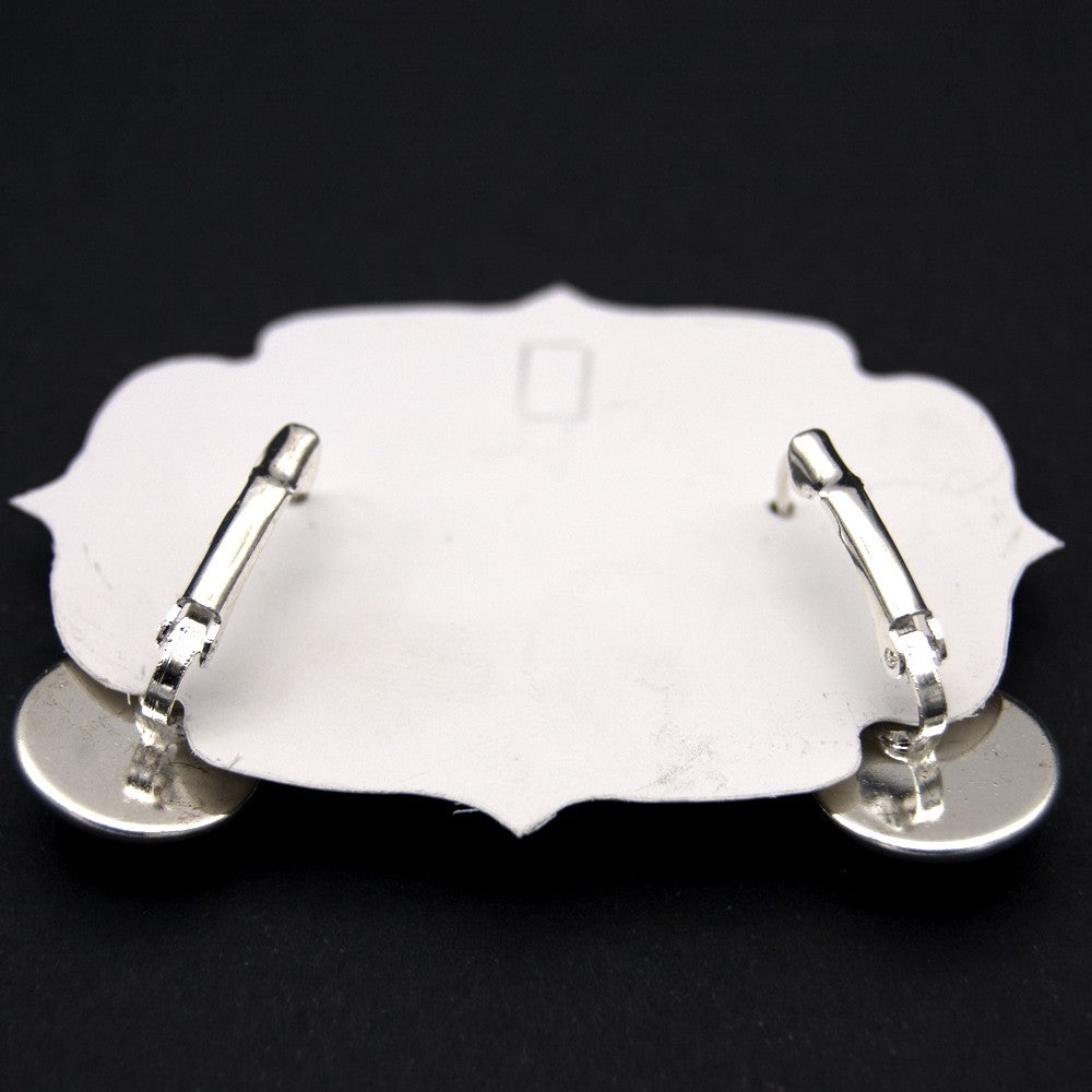 Pendientes Botón - Inspirados en la Alhambra - Al-Andalus Tiles - Modelo zahra