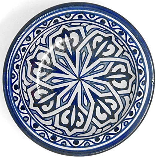 Plato Hondo Fez 35 cm - Cerámica Pintada - Frutero Andalusí