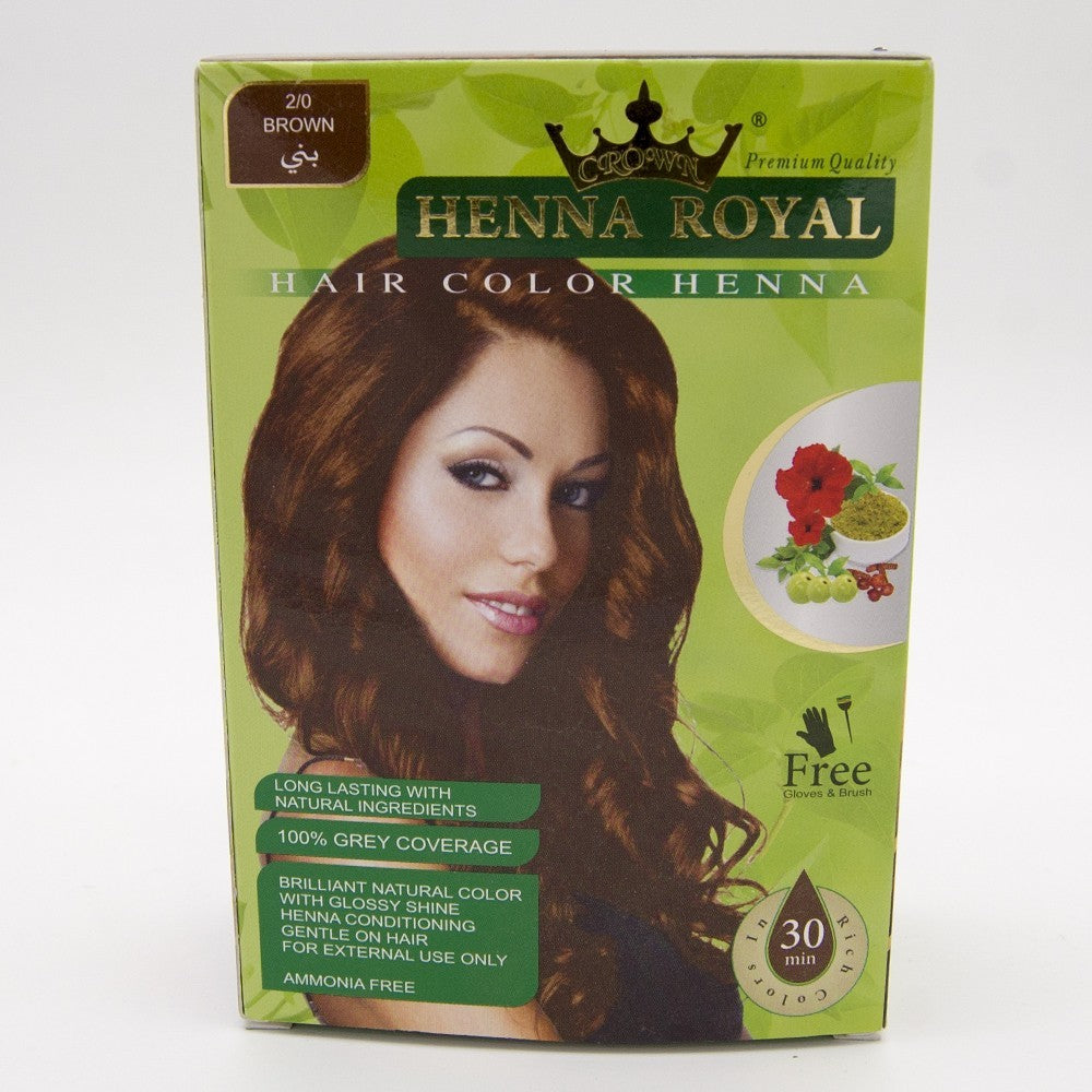 Henna Marrón Royal - Corona - Novedad - Regalo Guantes + Pincel