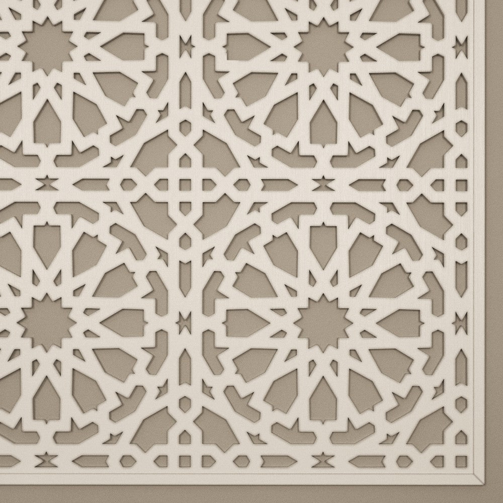 Marco Celosío Árabe - Diseño Alhambra - 100 cm x 100 cm