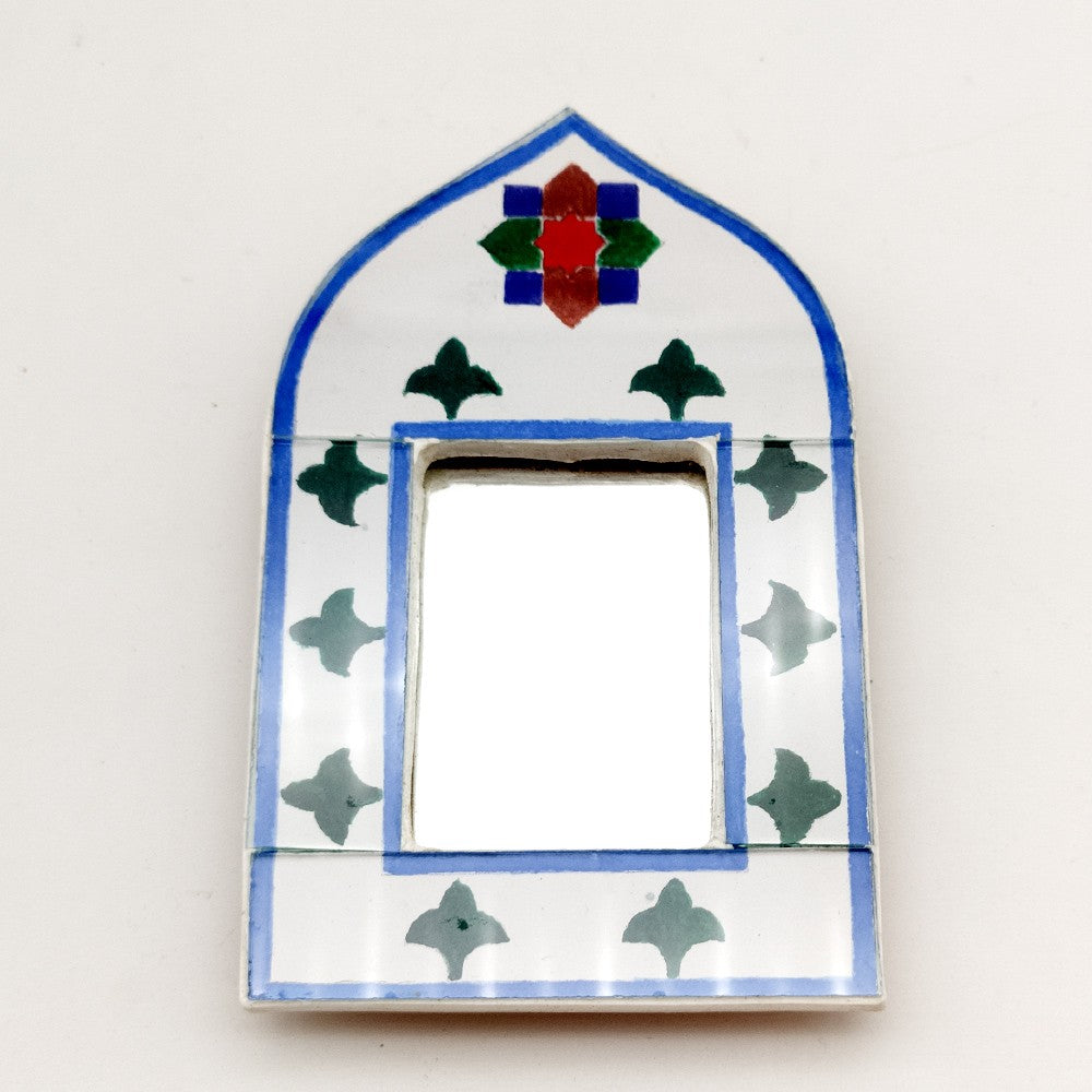 Espejito Andalusi Decorativo - Decoración Estilo Vintage 100% Artesanal - Modelo Hak nº15 - 16 x 10cm