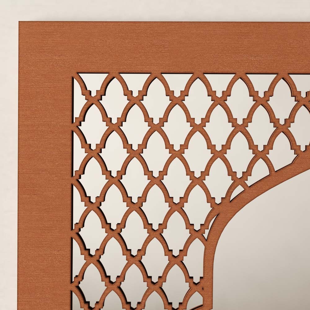 Espejo Árabe - Corte por Láser - Modelo Bab Jaima - 100 x 80 cm