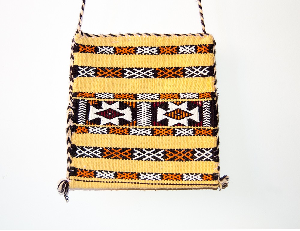 Bolso Tapiz Lana Artesanal Bereber - Modelo Jibli Mulawan