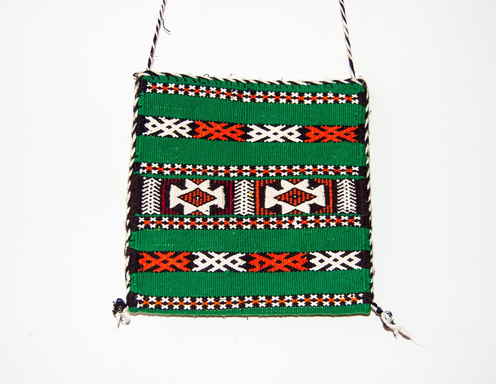 Bolso Tapiz Lana Artesanal Bereber - Modelo Jibli Mulawan