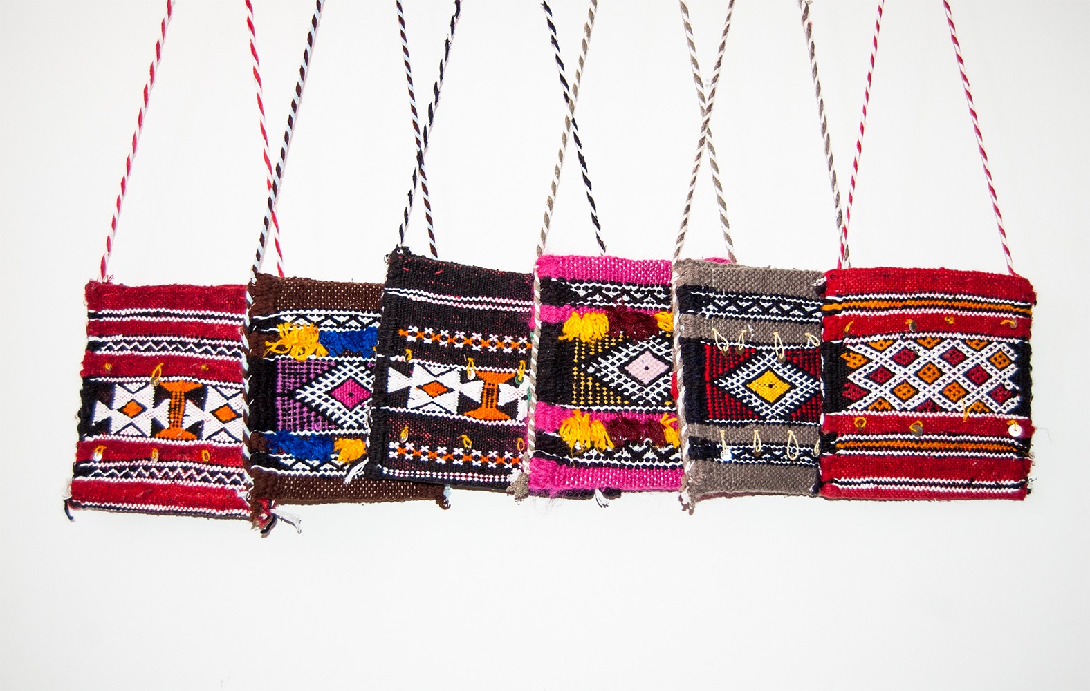 Bolso Tapiz Lana Artesanal Bereber - Modelo Jibli kalil