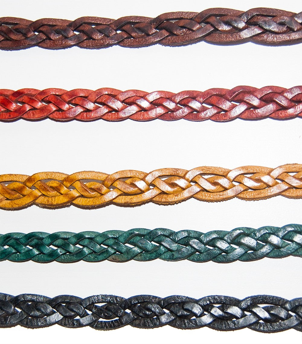 Cinturón de Cuero Trenzado - Modelo Hizam