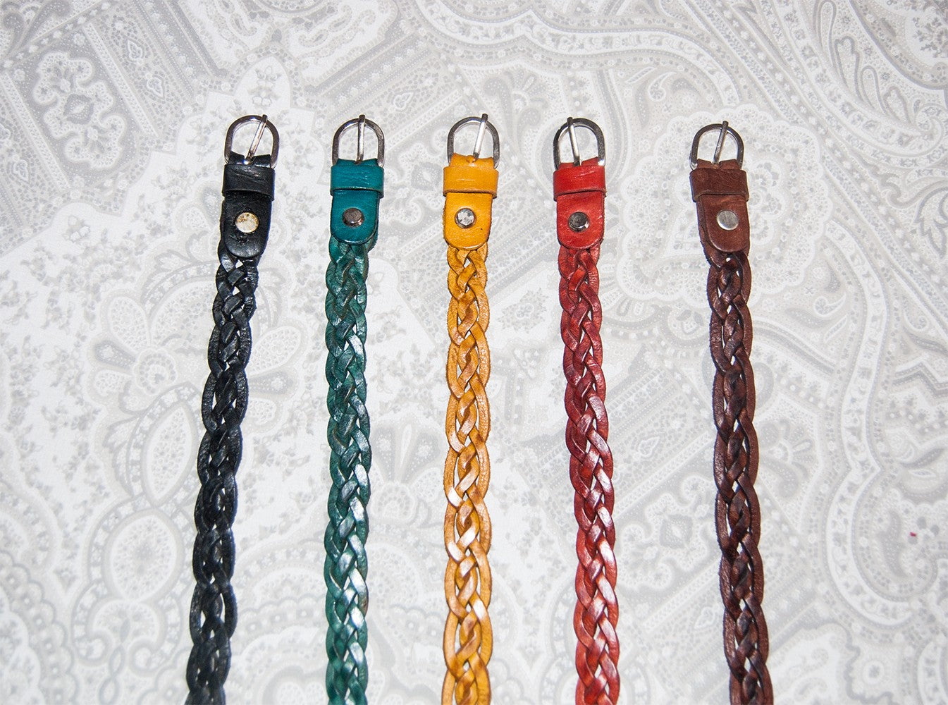 Cinturón de Cuero Trenzado - Modelo Hizam