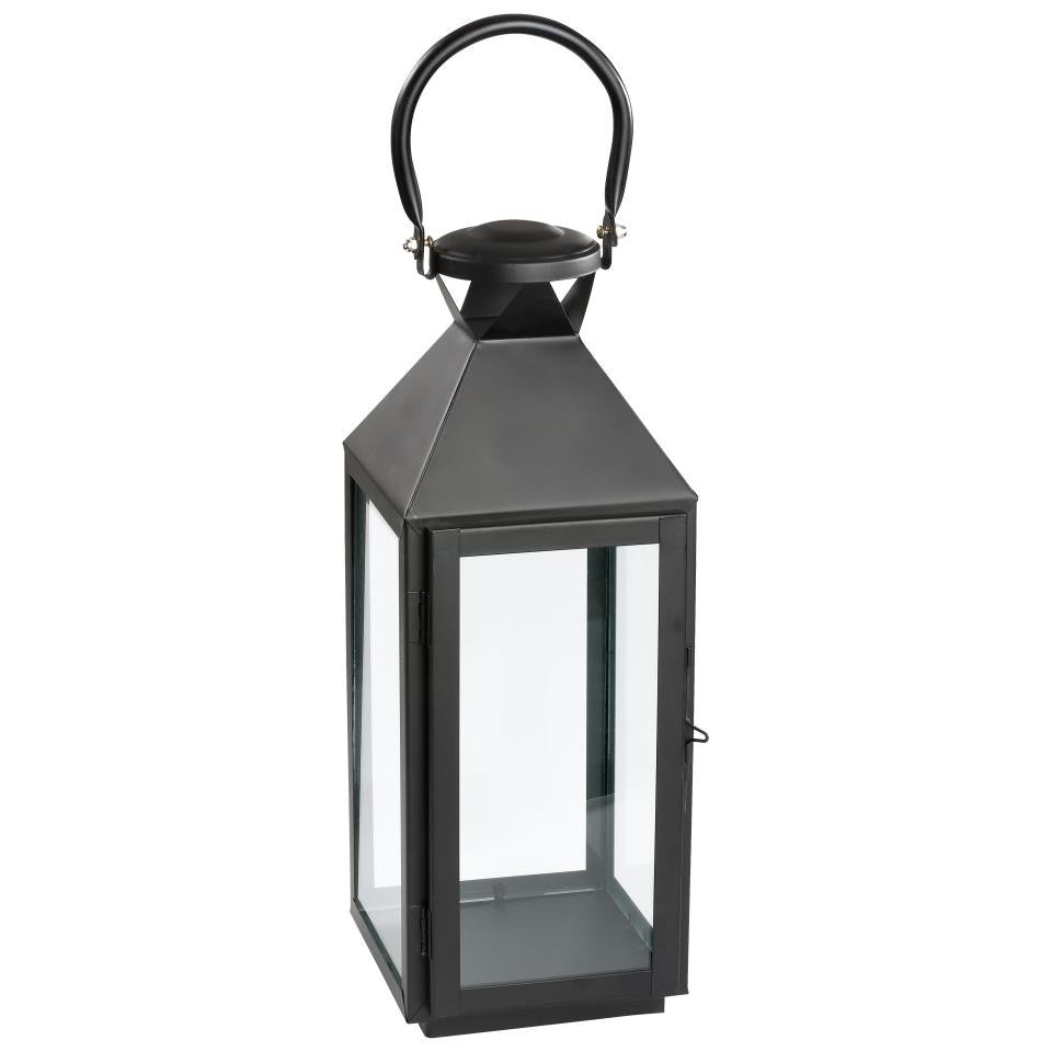 Farol Jardín Vintage Cristal y Hierro - Modelo Aswad