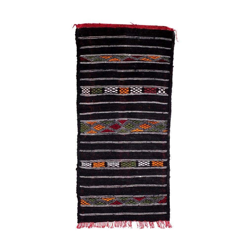 Tapiz Bereber de Lana - Kilim Aswad - 120 x 52 cm