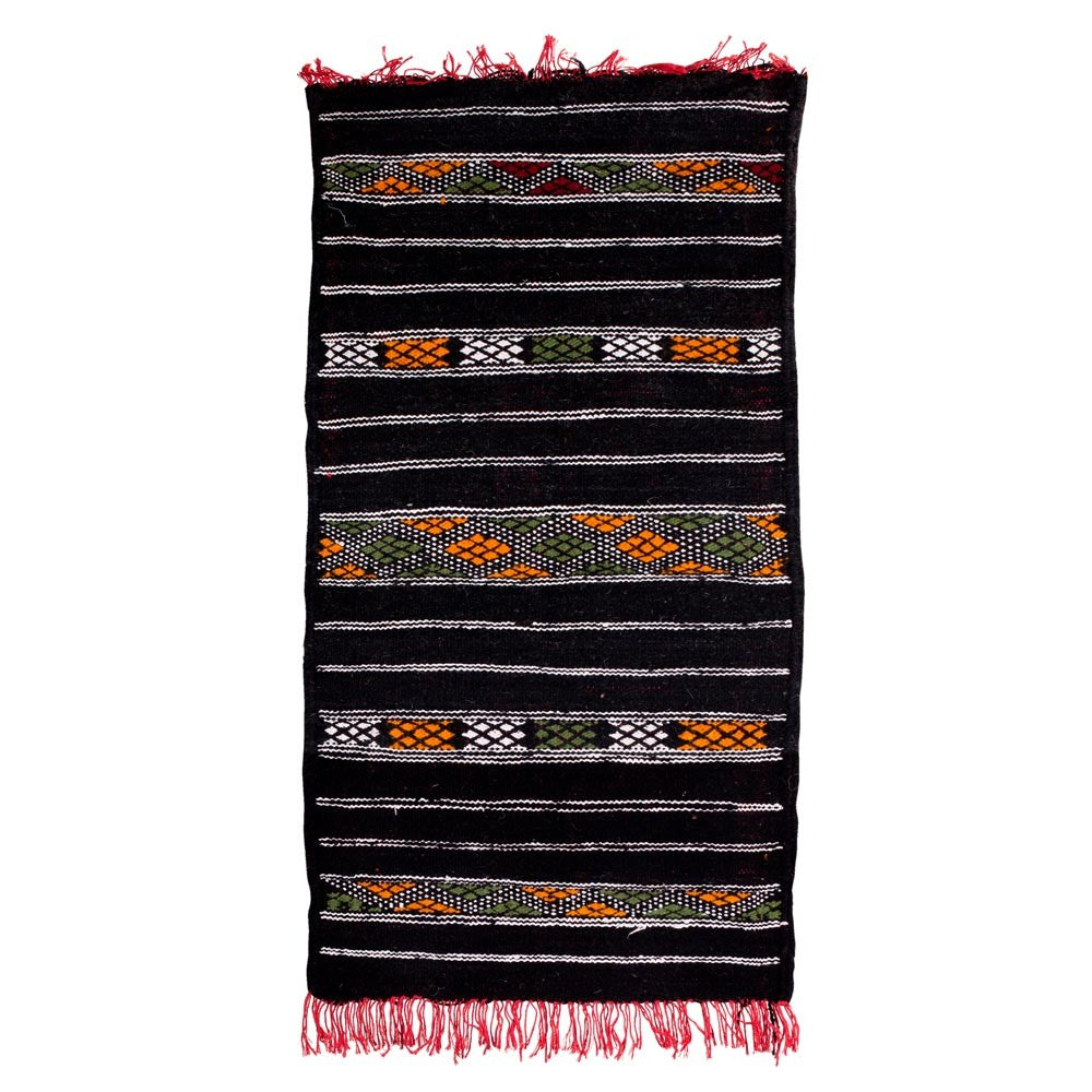 Tapiz Bereber de Lana - Kilim Aswad - 100 x 52 cm