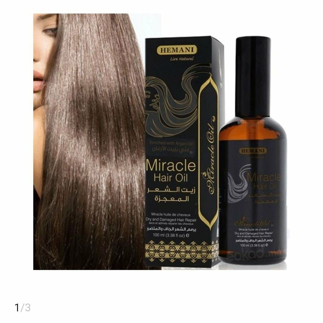 Aceite MIRACLE capilar - Argán - REPARADOR CABELLO - HEMANI