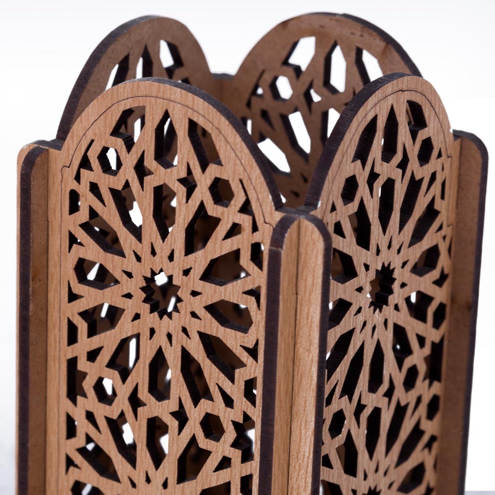 Lapicero Madera - Modelo Alhambra - 12 cm - Corte Por Láser