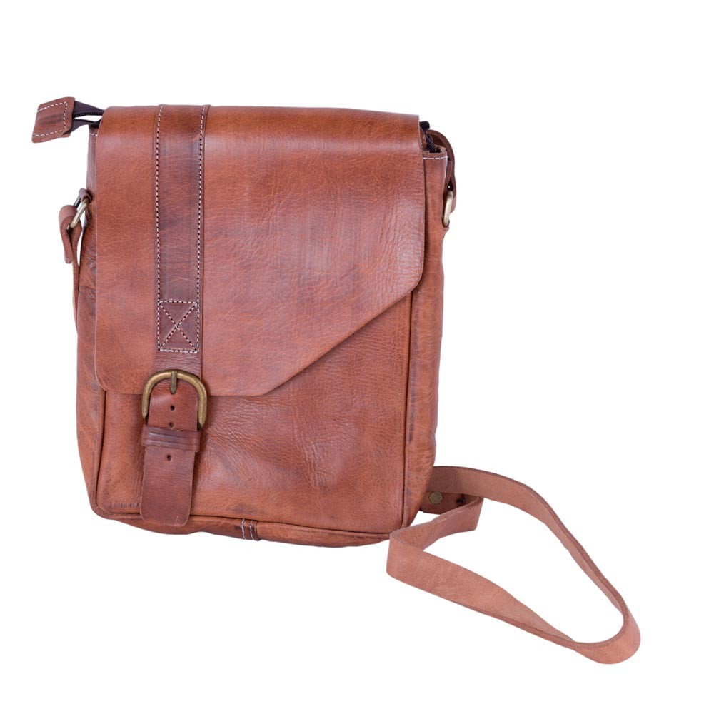Bolso Cuero Hombre - 100% Natural - Marroquineria - Modelo Yaid