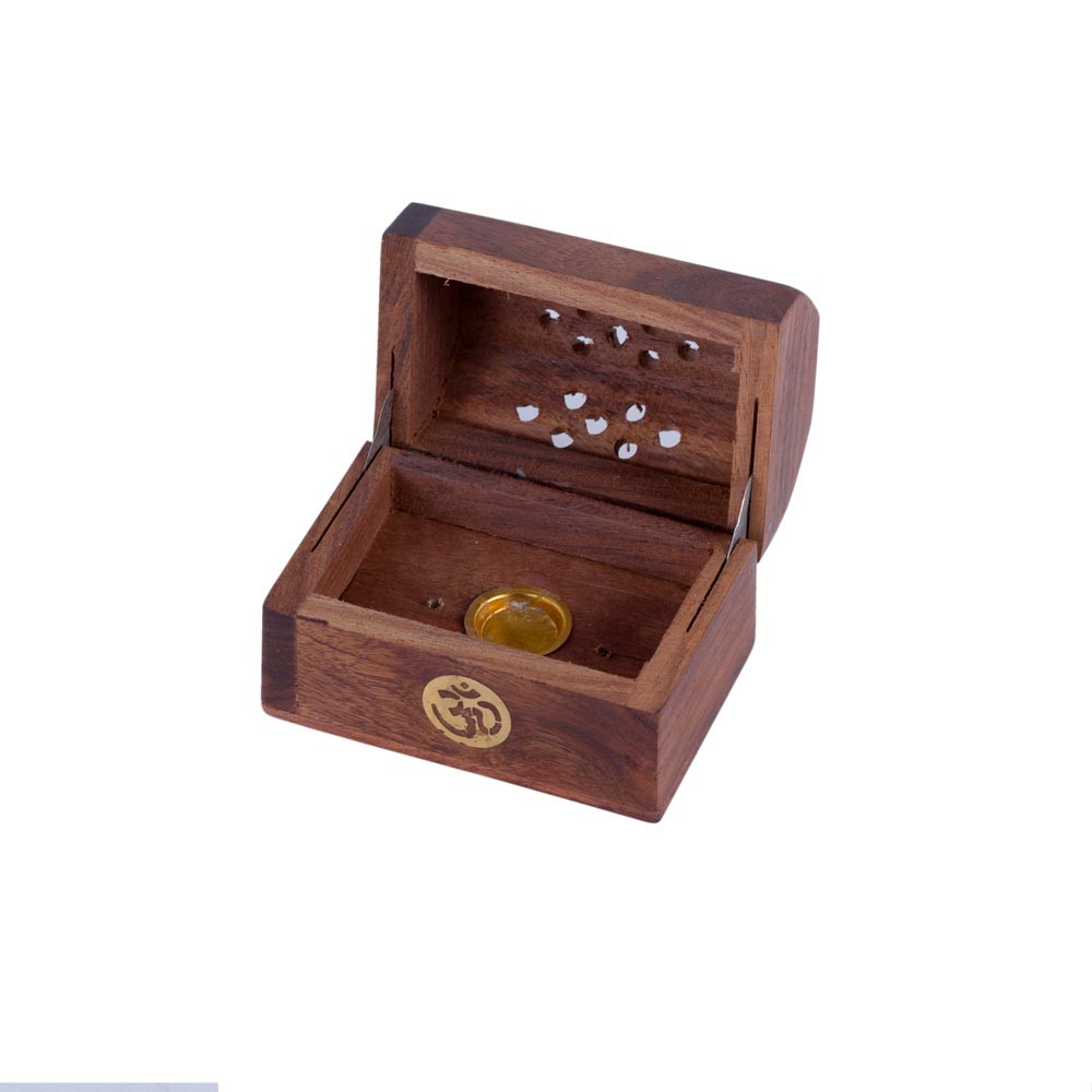 Incensario Baul Madera Calada - Conos