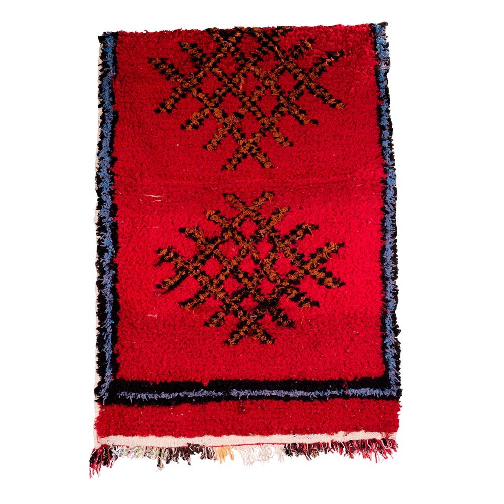 Alfombra Bereber De Lana - Modelo Kazifah - 120 x 70 cm