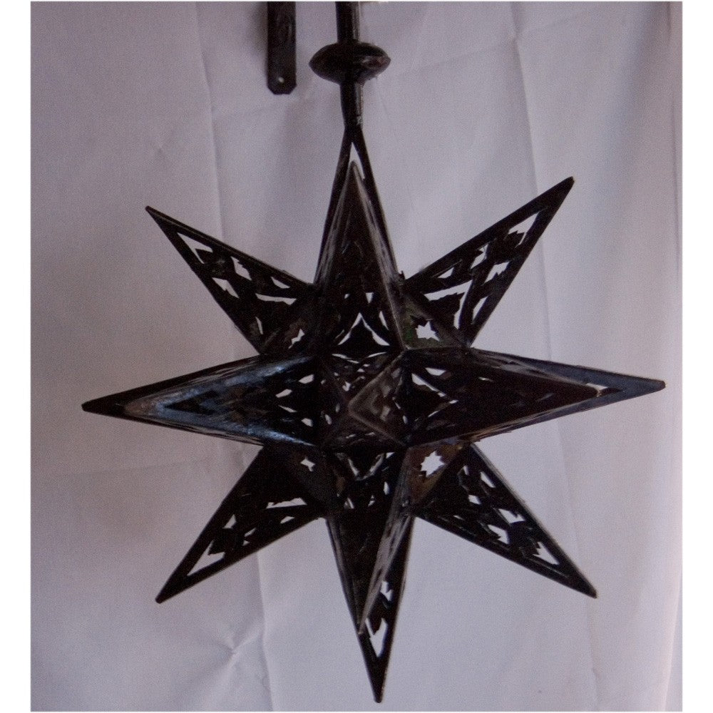 Lámpara Estrella Hierro Calada - Arabe - Andalusi - NOVEDAD