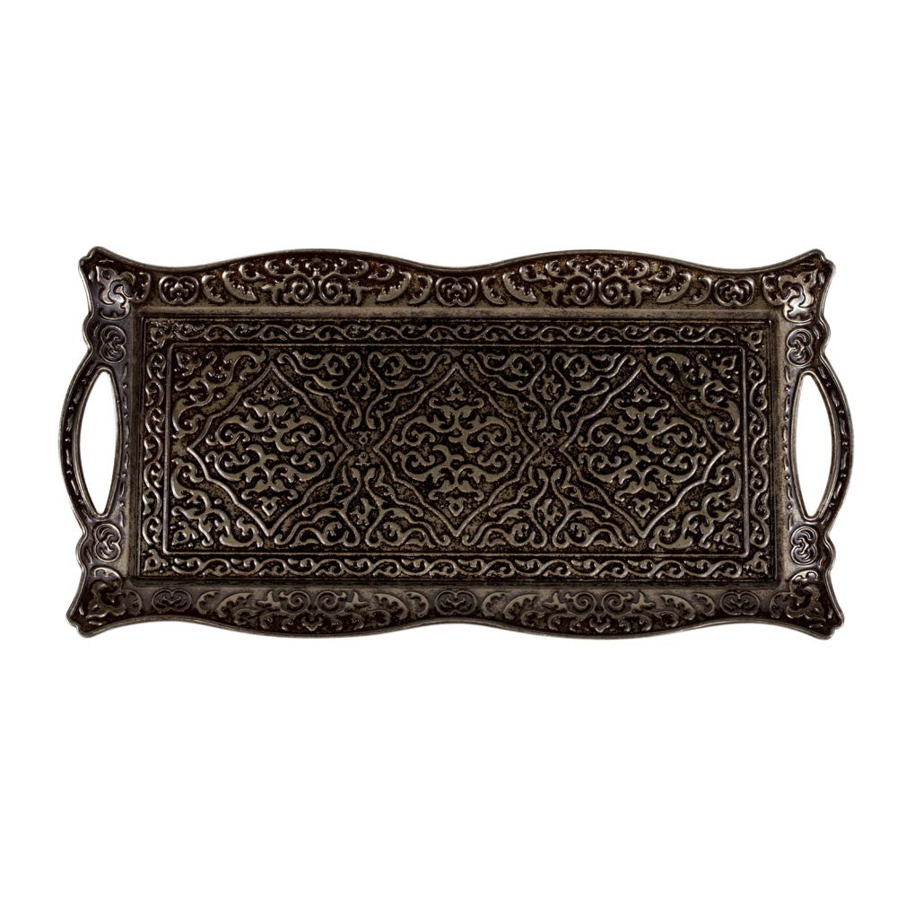 Bandeja Turca Grabada - Calidad DELUXE - Modelo Besiktas - 32 cm
