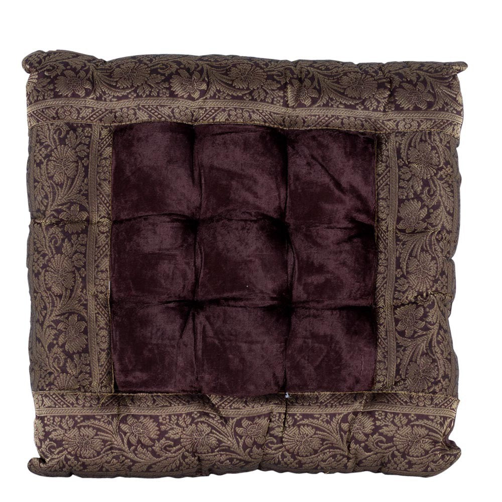 Cojín Yoga - Decorado Indio - Incluye Relleno - 37 cm