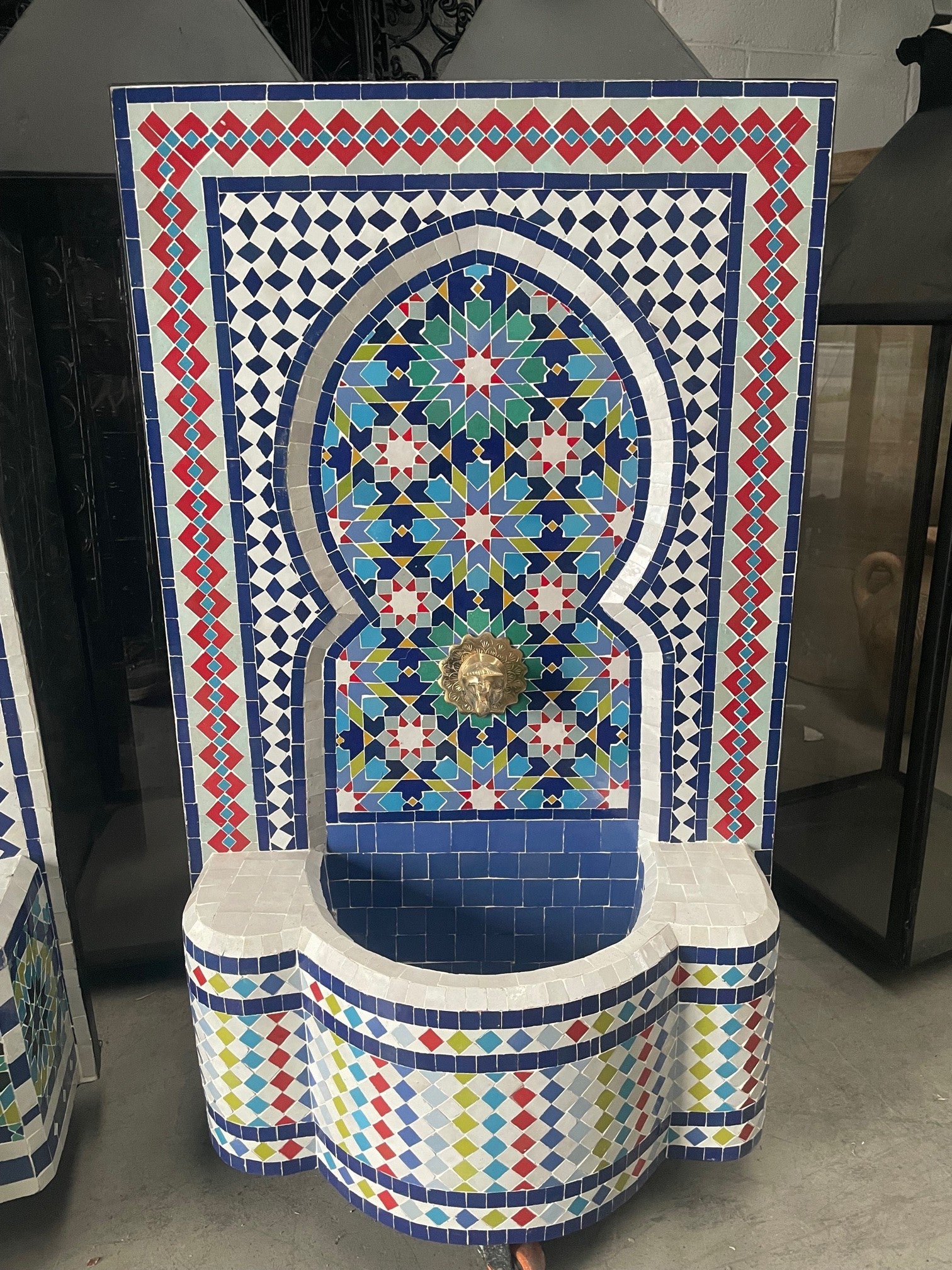 Fuente Mosáico 85 x 54 cm Marruecos - Pieza Unica