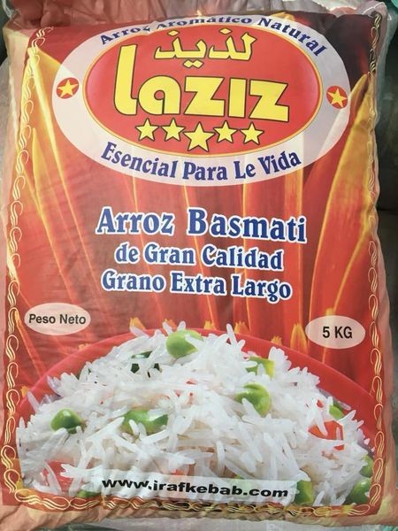 Arroz Basmati Aromático Calidad Superior - Pakistani Basmati - 5kg