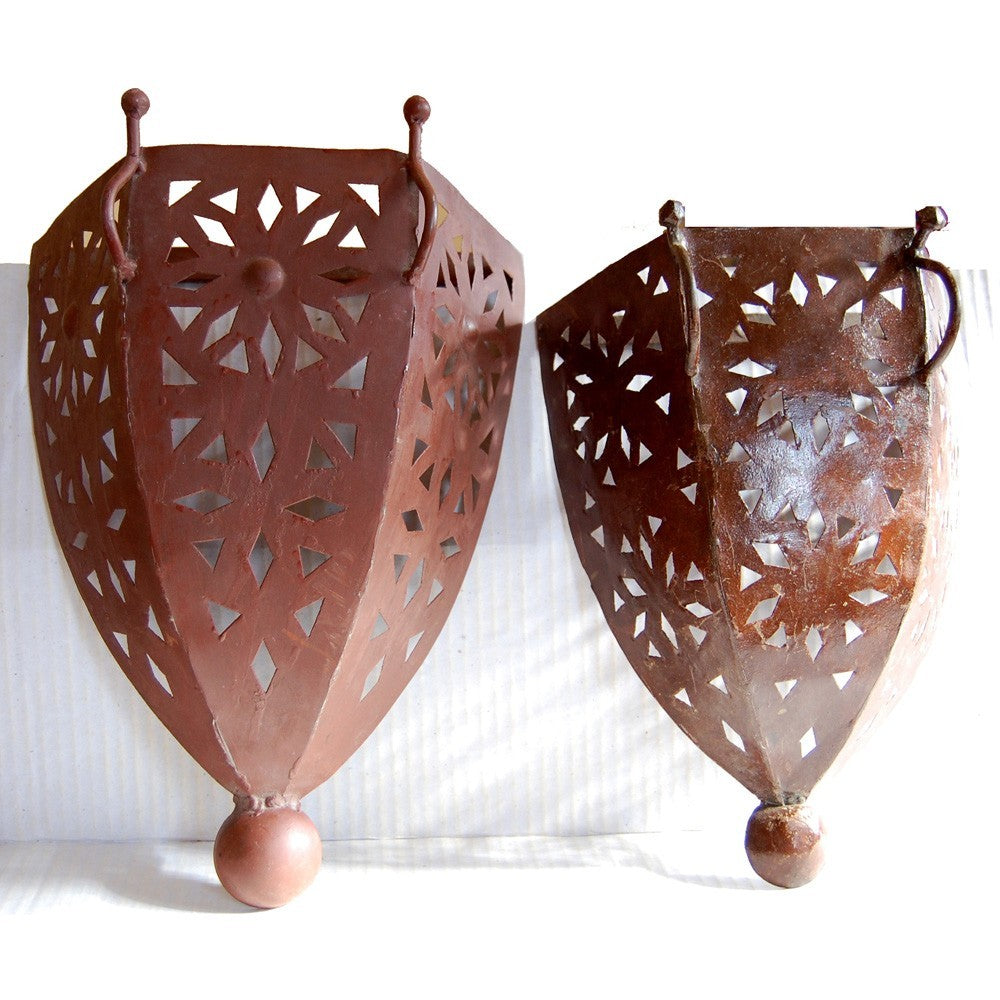 Aplique de Hierro Calado Color Oxido - Decoración Arabe - Modelo MAGREG AADI