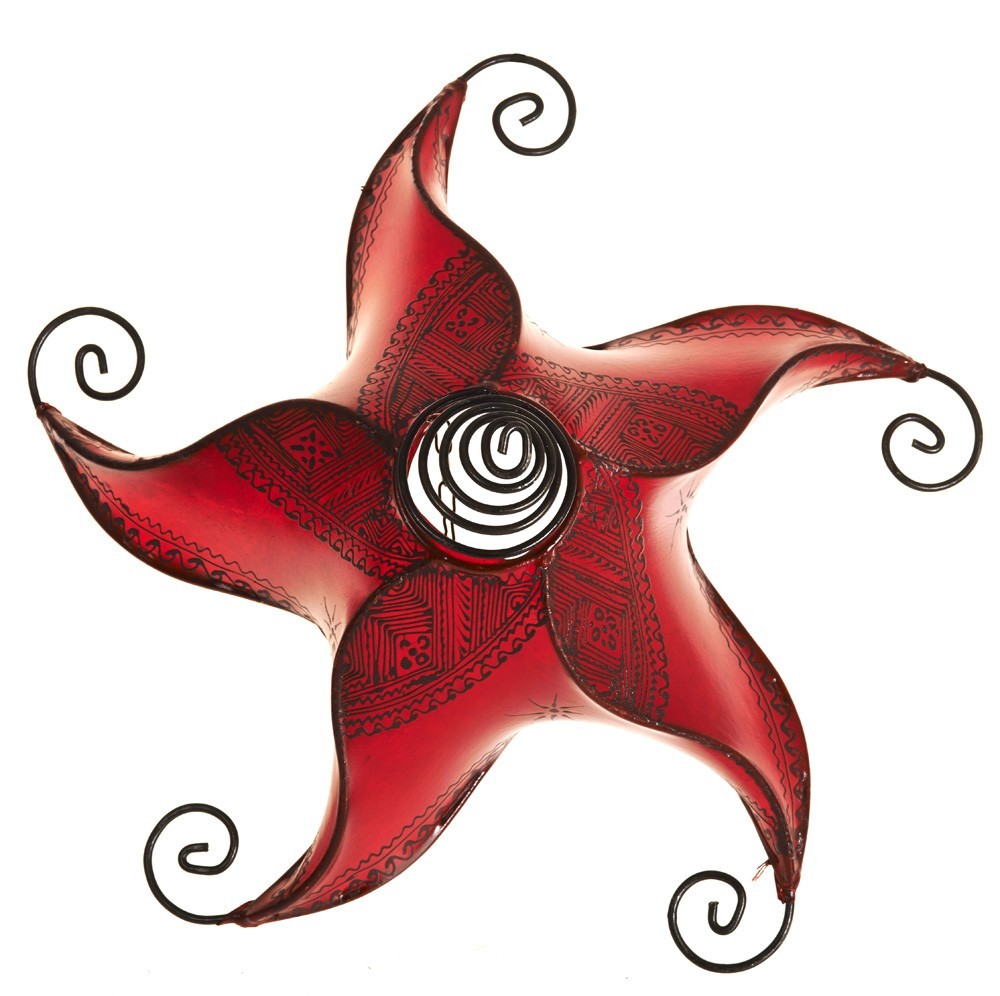Plafón/Aplique Árabe Espiral Forja - Artesanía Marroquí- Modelo Halazuni