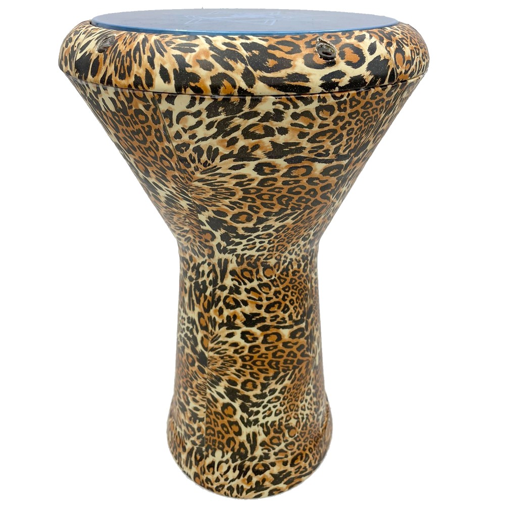 Darbuka Alejandría + Parche de Recambio - Modelo LEOPARDO Funda
