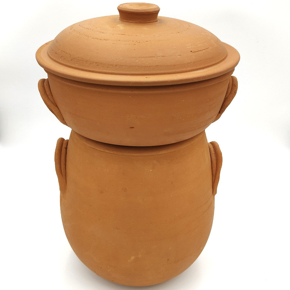 Cuscusera Marruecos de Barro sin Esmalte - Modelo Suksu