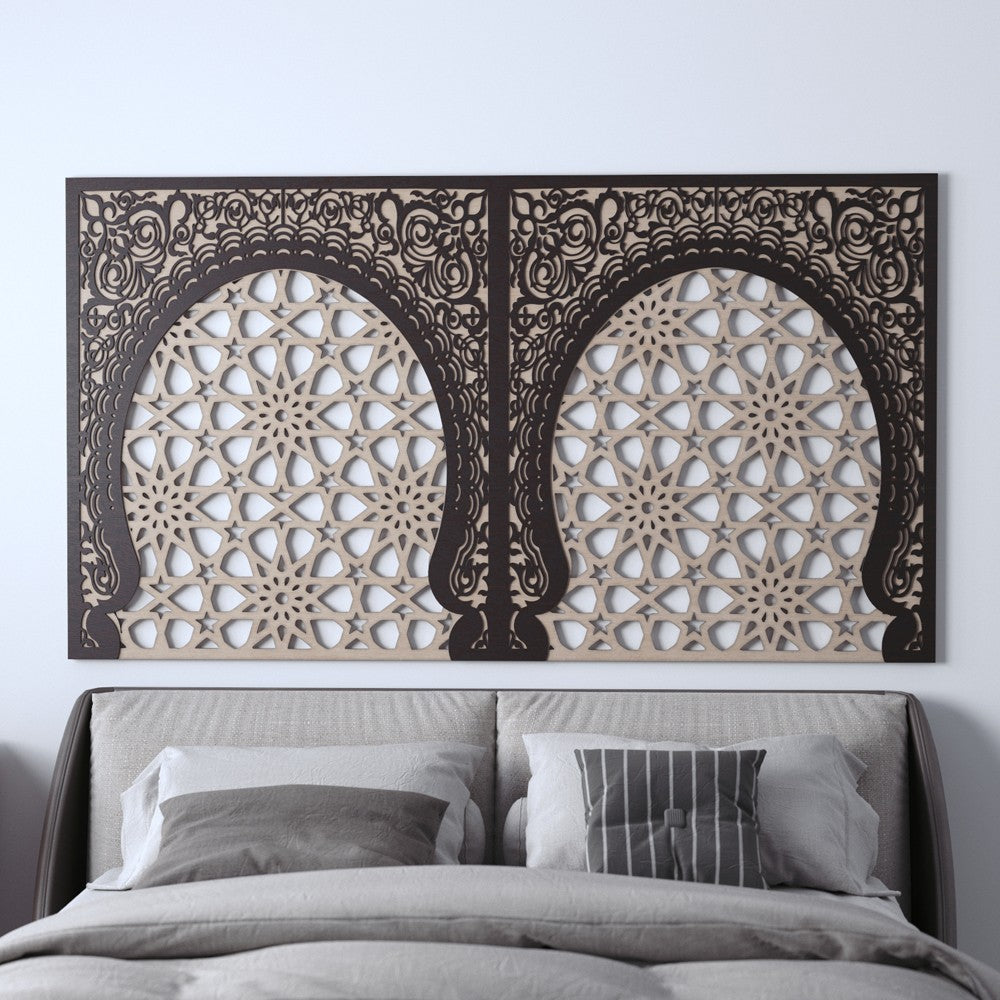 Cabecero de Cama - Decoración Arabe - Modelo Bab Mekness