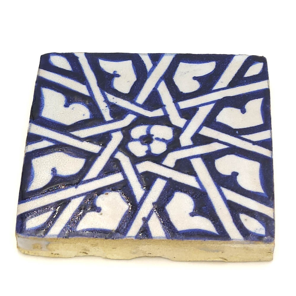 Azulejo Andalusí - Zellige Mosaico Nazari - 10 x 10cm - Artesanal - Modelo 83