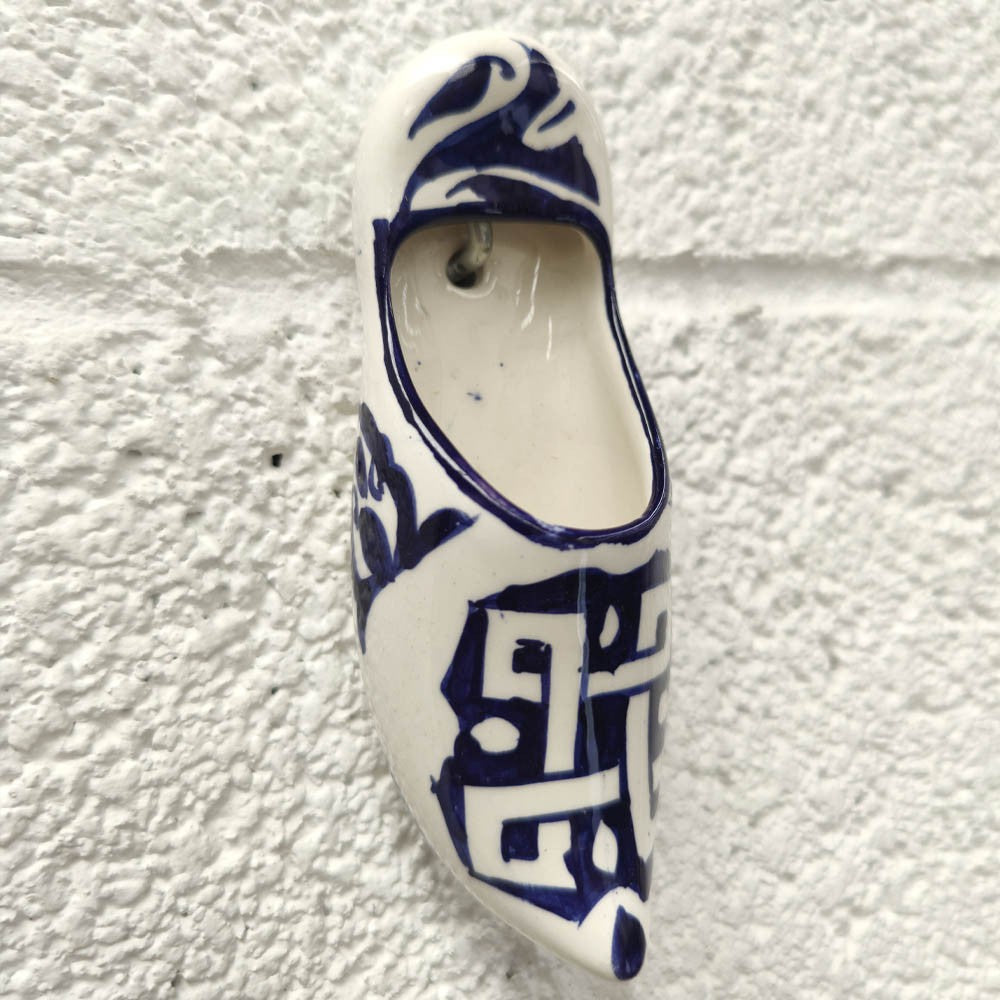 GUARDA LLAVES PARED BABUCHA COLGANTE - ARTESANIA MARRUECOS - MODELO - MODELO JAWRB