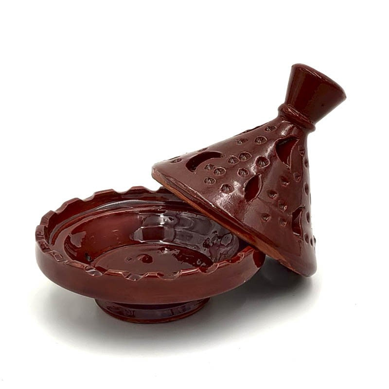 Incensario Incienso Grano/Conos o Portavelas - Cerámica Esmaltada Quemador - Modelo Najmatein