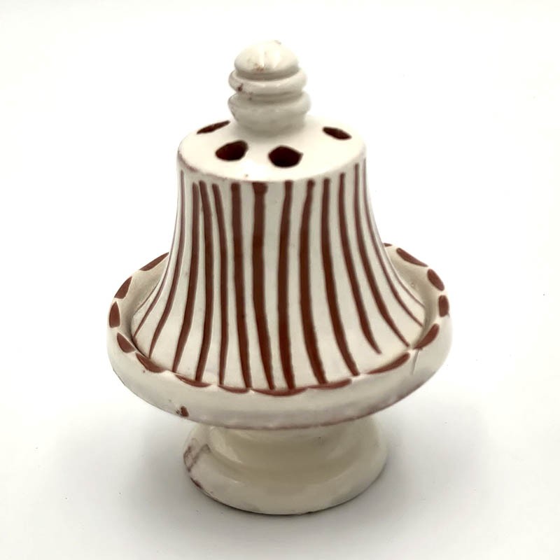 Incensario Incienso Grano/Conos - Cerámica Esmaltada Quemador - Modelo Sharayit