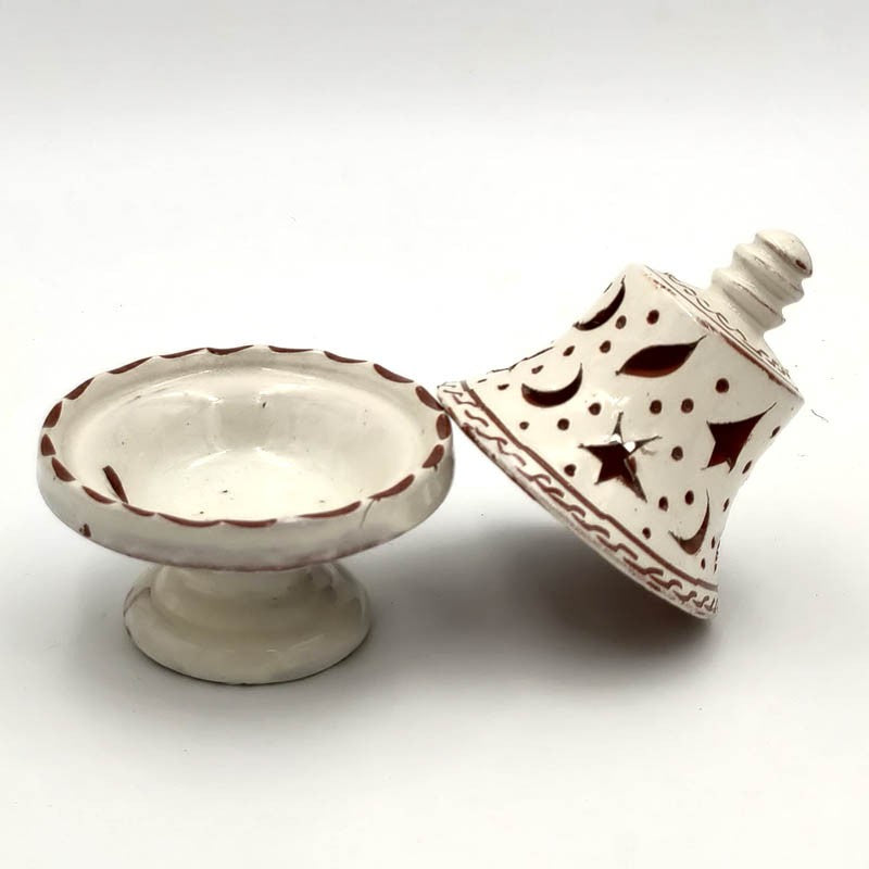 Incensario Incienso Grano/Conos - Varios Colores - Cerámica Esmaltada Quemador - Modelo Sharayitein