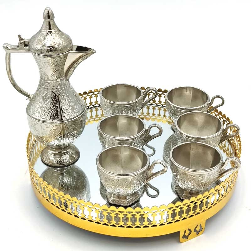 Juego de Té Turco Mini Decorativo - Decoración Otomana - Modelo Otoman