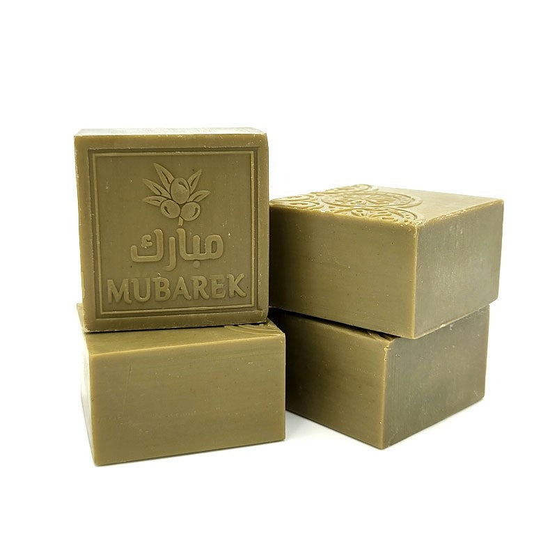 Pack 4 Pastillas de Jabón de Aleppo con Aromas Naturales - Cara Cuerpo Pelo - Alnaqi - 4 x 125gr