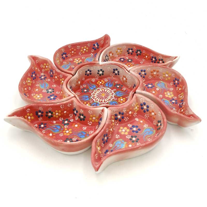 Juego o set de cuencos de cerámica esmaltada - Modelo Mashakil