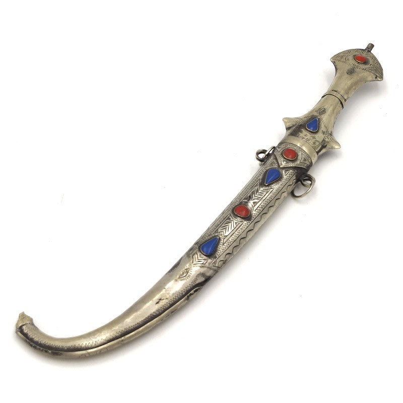 Daga/Puñal Árabe Decorativa - Artesanía Tuareg - Modelo Laun