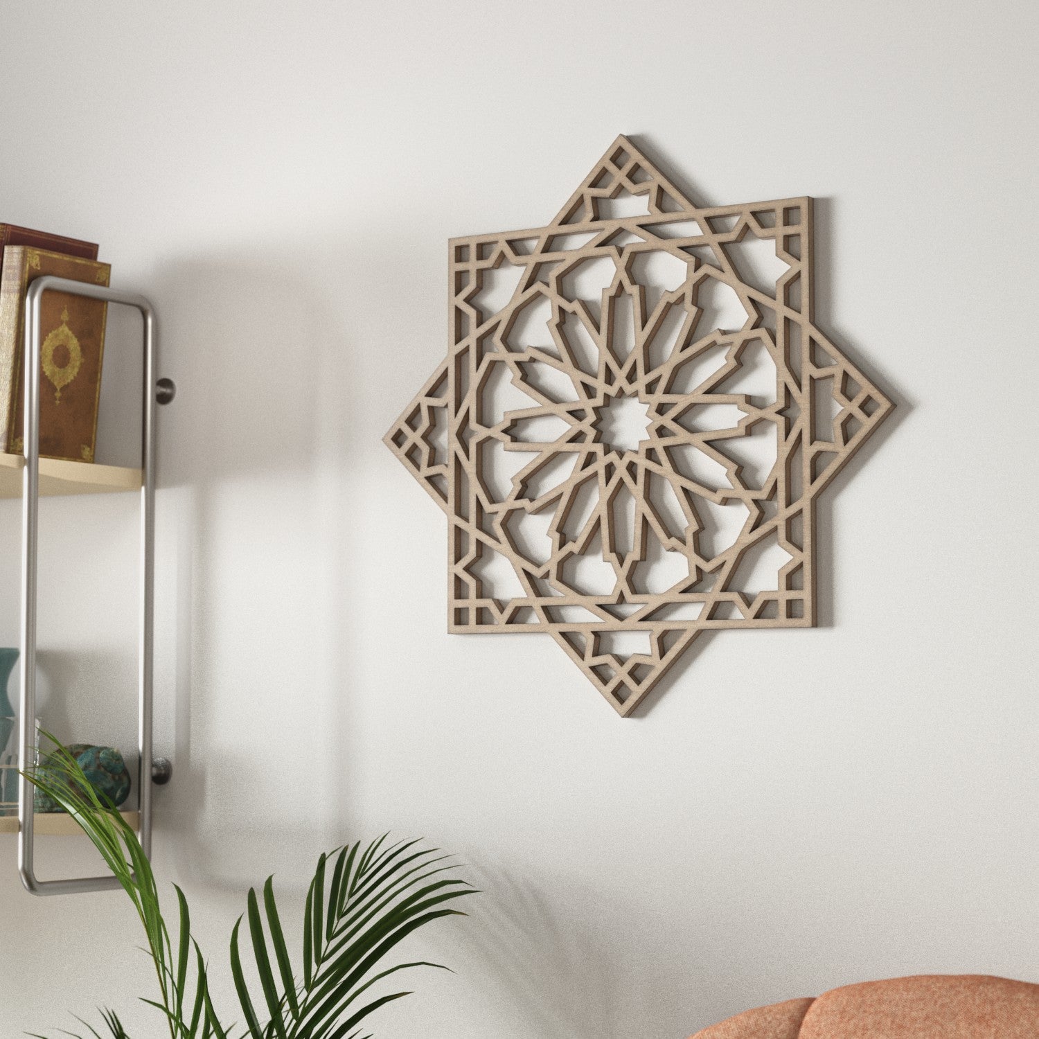 Celosía Madera Decorativa - Decoración Arabe - Modelo ZAMANIA