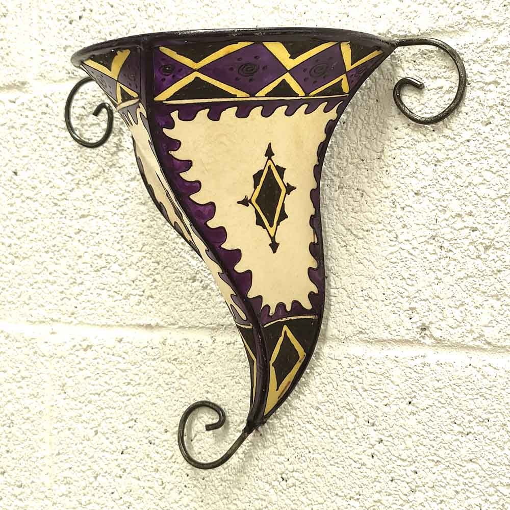 Aplique de Piel Natural - Pintado con Henna - Modelo IBERIATUN