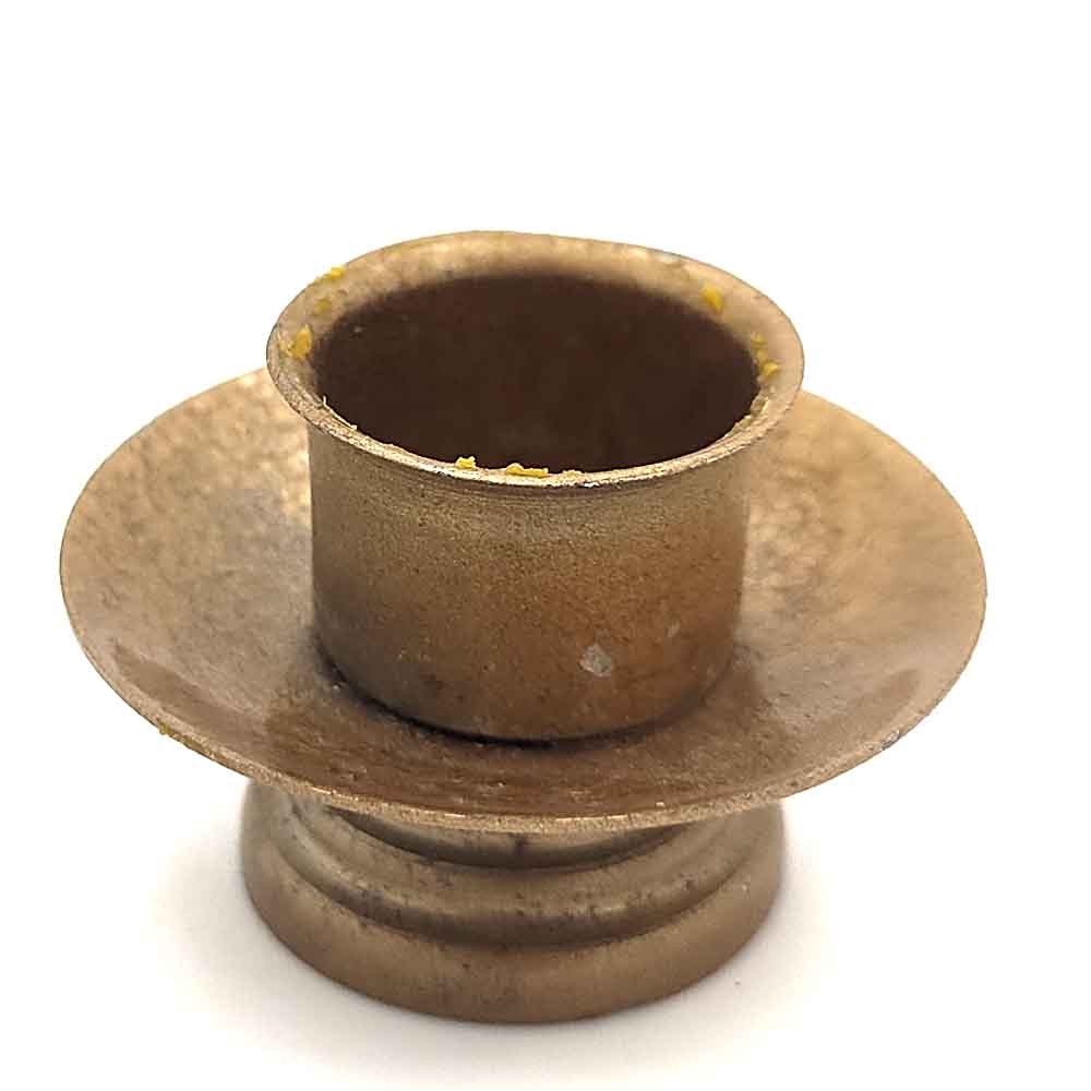 Portavelas Velero Bronce para Vela Parafina o Cera Abeja - Modelo Candil