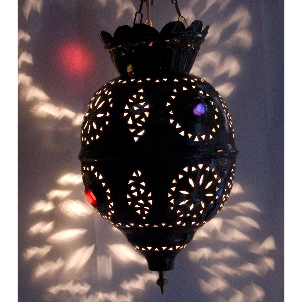 Lámpara Esfera Cobre - Resina Colores - NOVEDAD