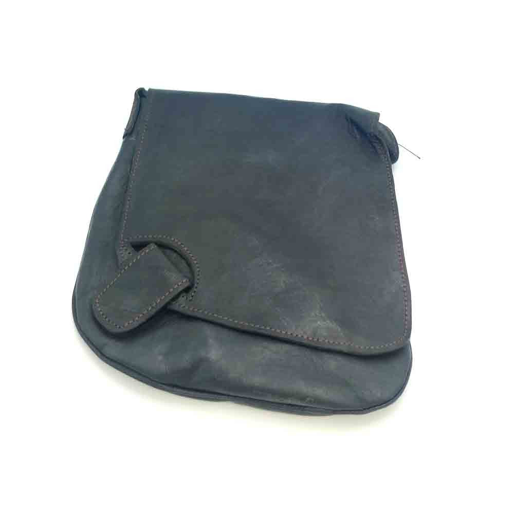 Bolso Cuero Artesanal - Colores - 3 Bolsillos