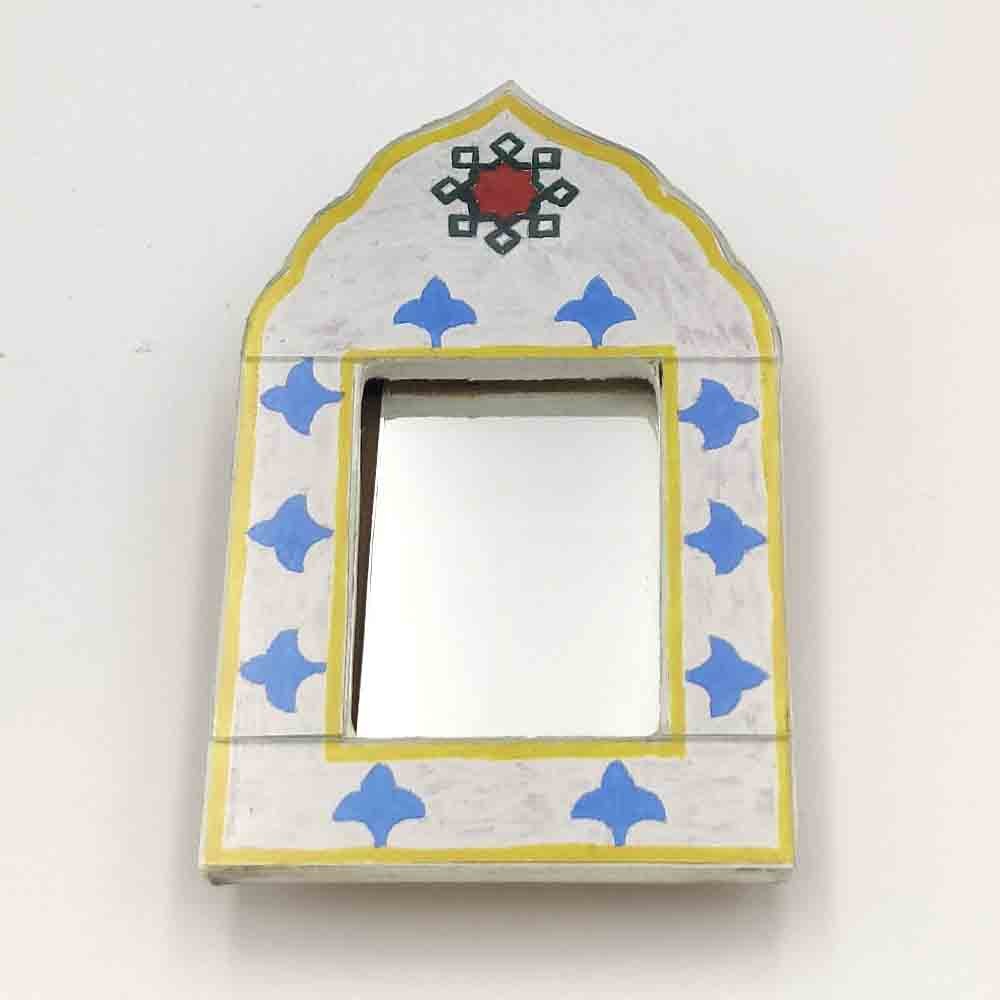 Espejito Andalusí Decorativo - Decoración Estilo Vintage 100% Artesanal - Modelo Hak nº18 - 18 x 11 cm