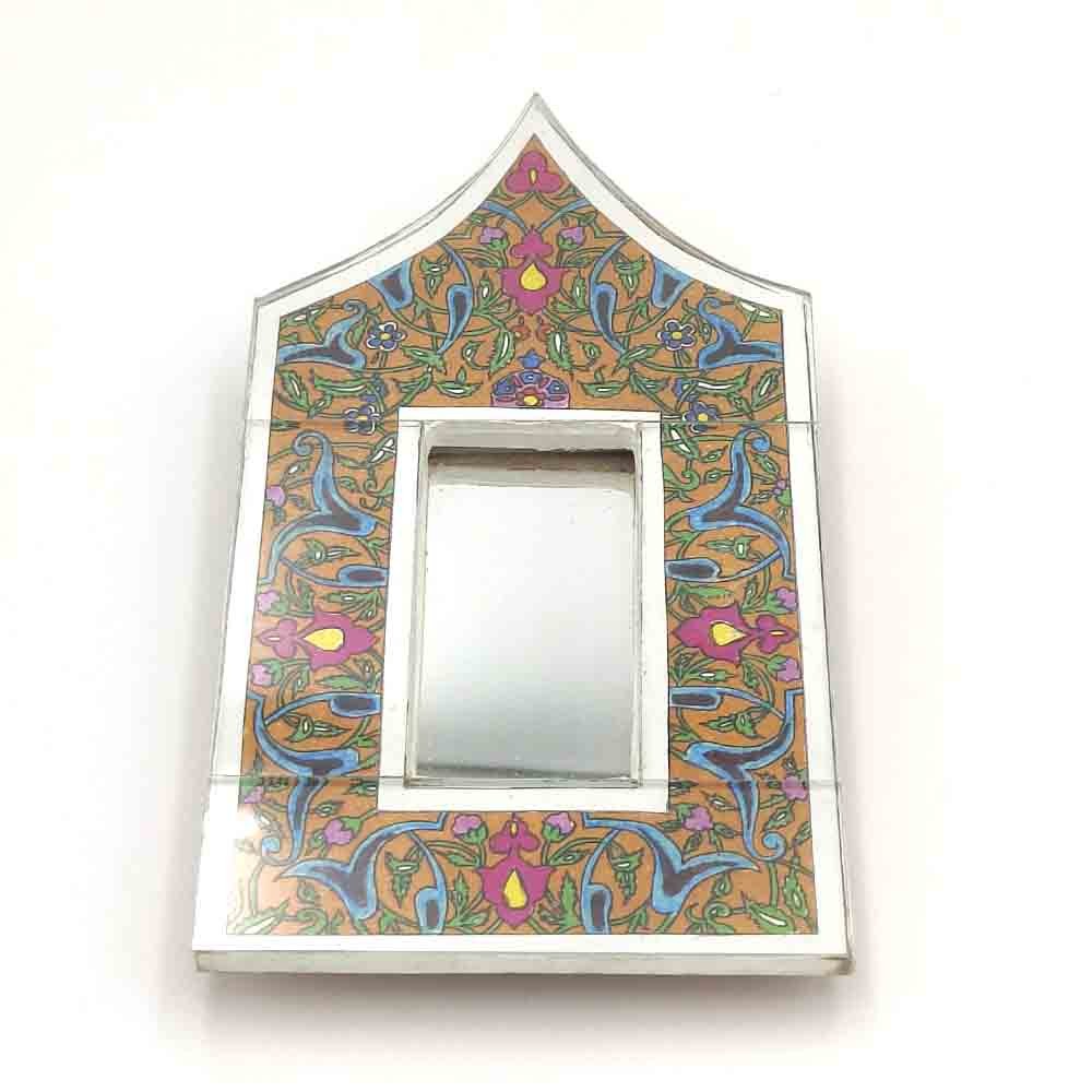 Espejito Andalusí Decorativo - Decoración Estilo Vintage 100% Artesanal - Modelo Hak nº18 - 23 x 12 cm